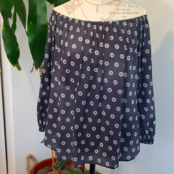 Maeve Anthropologie off the shoulder top - Picture 2 of 7